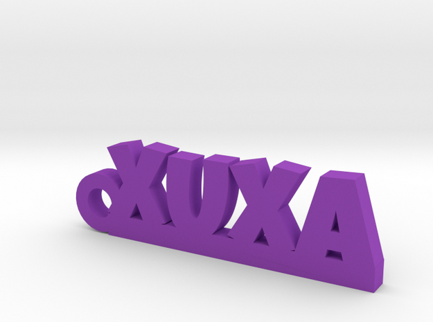 XUXA_keychain_Lucky in Purple Processed Versatile Plastic