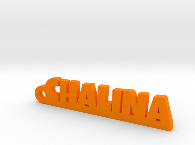 CHALINA_keychain_Lucky in Orange Processed Versatile Plastic