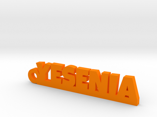 YESENIA_keychain_Lucky in Orange Processed Versatile Plastic