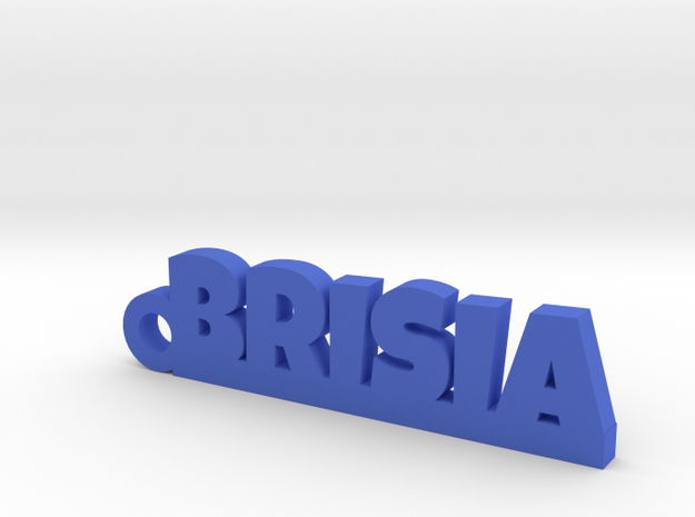 BRISIA_keychain_Lucky in Blue Processed Versatile Plastic
