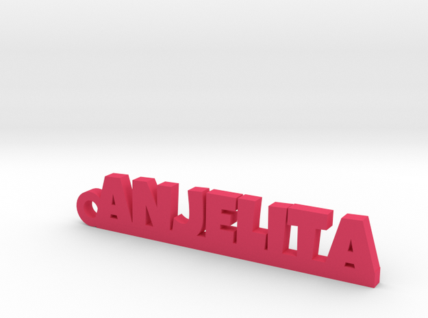 ANJELITA_keychain_Lucky in Pink Processed Versatile Plastic