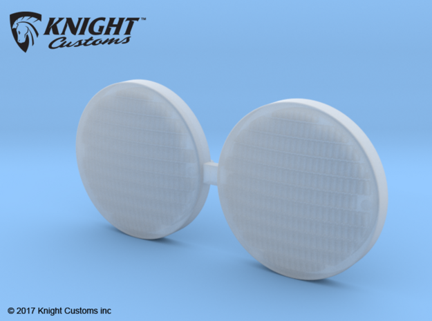 AJ10055 Spot Light Lens in Tan Fine Detail Plastic