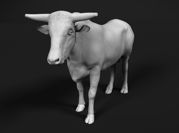 ABBI 1:76 Yearling Bull 2 in Tan Fine Detail Plastic
