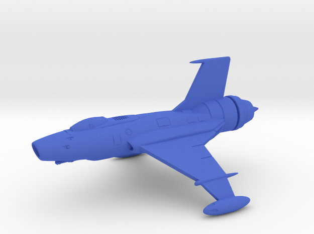 Sabre Space Fighter  in Blue Processed Versatile Plastic