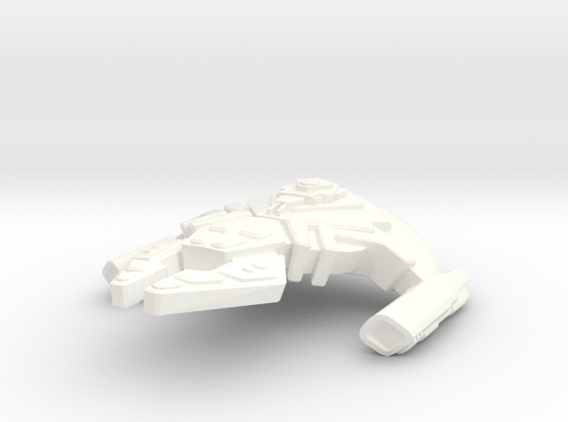 Tulokian Alien in White Processed Versatile Plastic