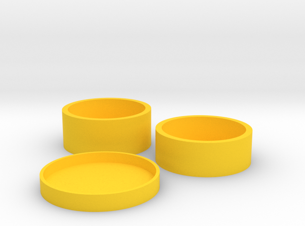 Okito Boston Set 2 Euro in Yellow Processed Versatile Plastic