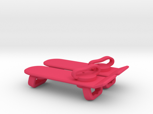 "Hoverboard" Lacelocks in Pink Processed Versatile Plastic