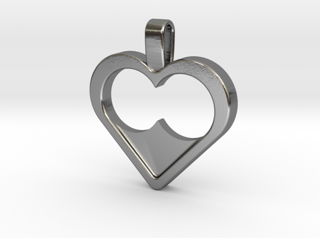 Infinite love in Polished Silver