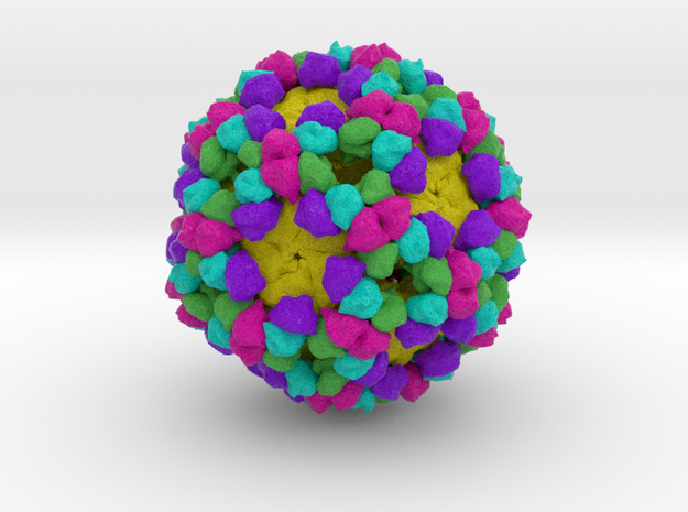 Bacteriophage α3 in Full Color Sandstone