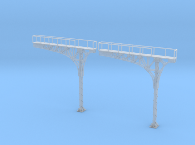 N Scale ATSF Style Cantilever 2pc Lefthand Running in Tan Fine Detail Plastic