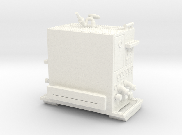 1/87-scale Pumper Pump Module in White Processed Versatile Plastic