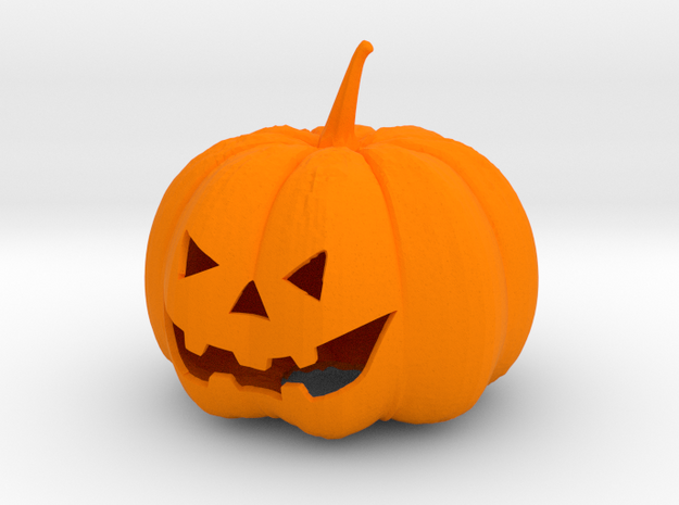 Halloween Pumpkin in Orange Processed Versatile Plastic