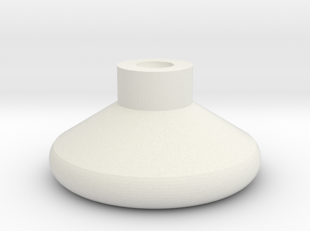 HIC Nipple V1 in White Natural Versatile Plastic