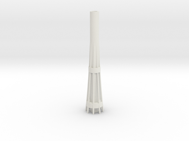 ASTB - Auckland SkyTower 1:500 Base Section in White Natural Versatile Plastic