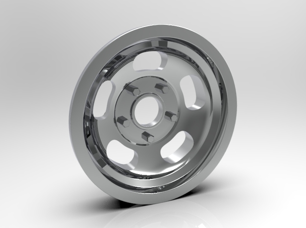 1:8 Front Ansen Sprint Wheel in White Processed Versatile Plastic