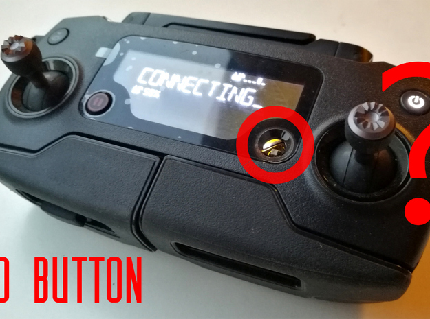 Mavic Pro Controller 5D Button in Black Natural Versatile Plastic