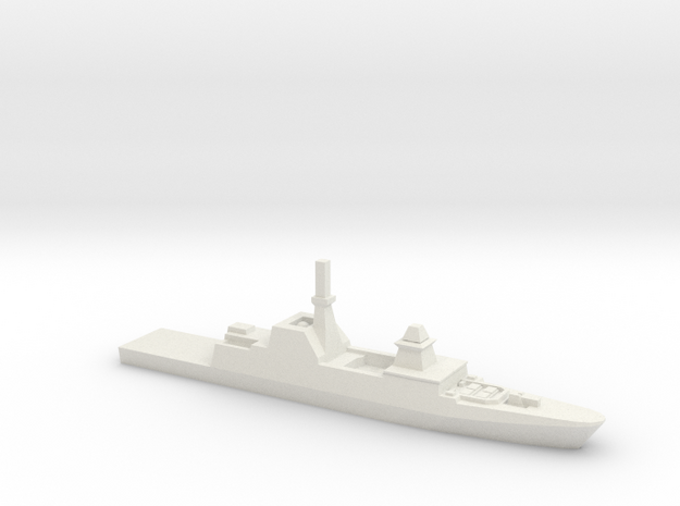 Formidable-class frigate, 1/3000 in White Natural Versatile Plastic