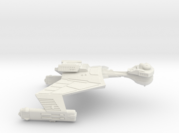 3125 Scale Klingon SD7K Strike Cruiser WEM in White Natural Versatile Plastic