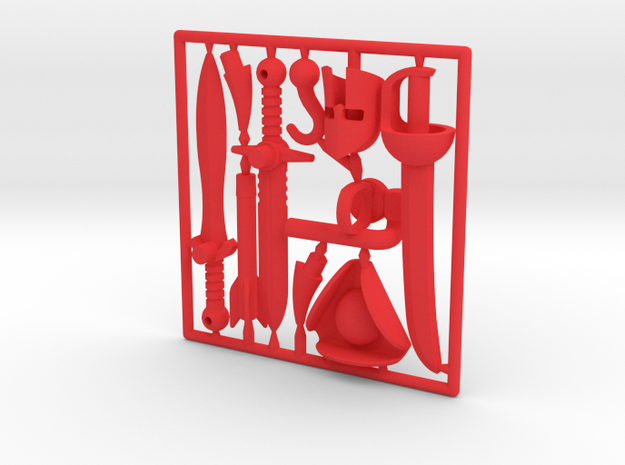 Myke Adventure Gear Frame in Red Processed Versatile Plastic