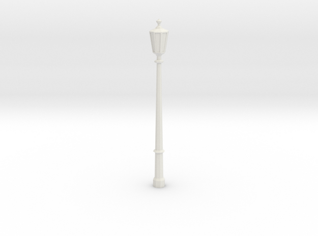 1:35 Light pole in White Natural Versatile Plastic