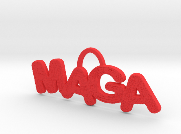 MAGA Texture Horizontal Pendant in Red Processed Versatile Plastic