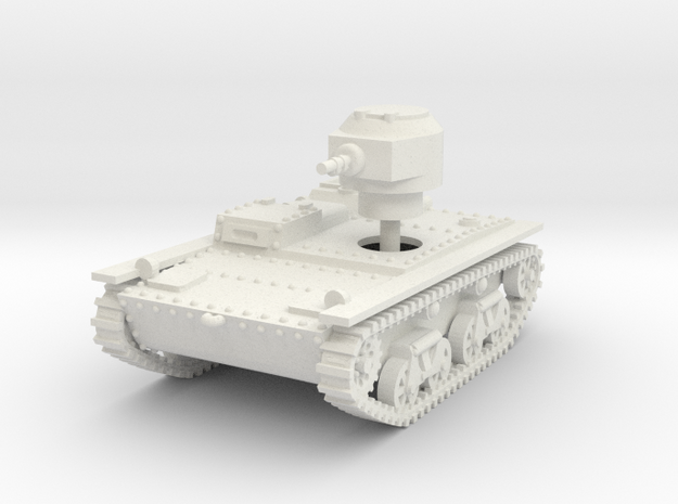 1/56 (28mm) T-38 light tank in White Natural Versatile Plastic