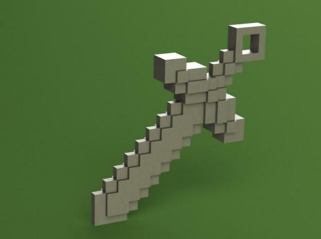Minecraft - Sword in White Natural Versatile Plastic