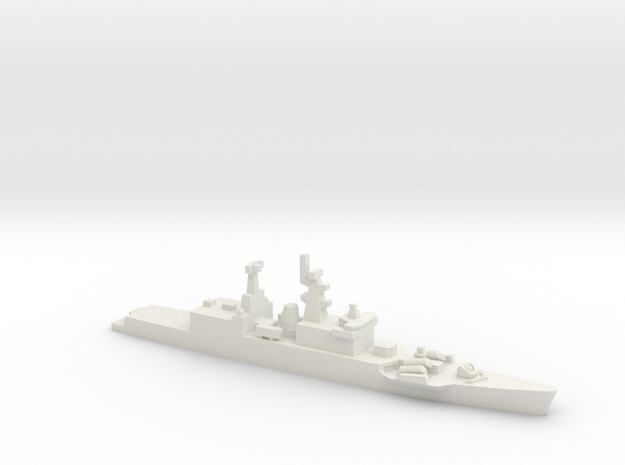 Godavari-class frigate, 1/2400 in White Natural Versatile Plastic