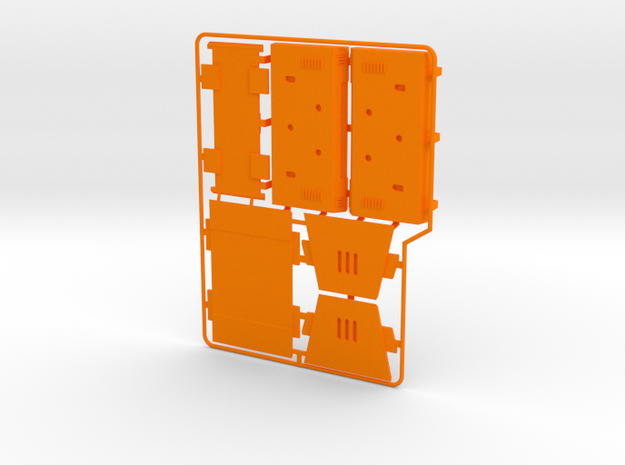 AT-ACT Removeable Cargo Pod Kit in Orange Processed Versatile Plastic