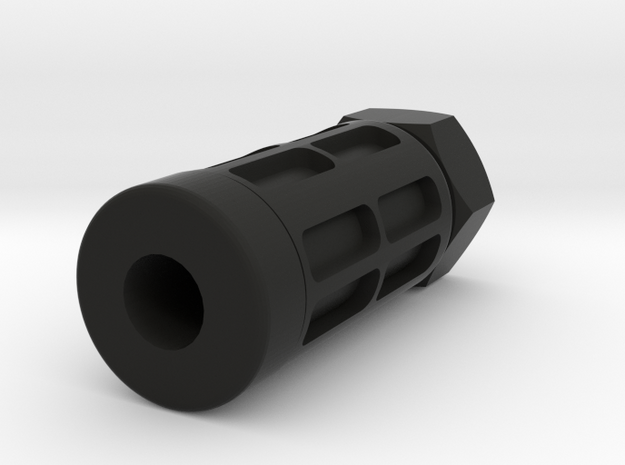 EXO Flash Hider (14mm-) in Black Natural Versatile Plastic