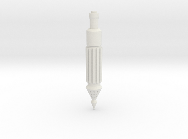 MGS - Gauntlet Rocket in White Natural Versatile Plastic