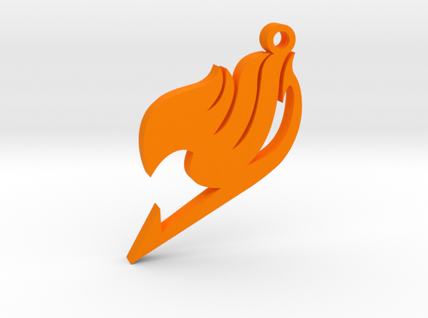 Logo from Fairy Tail in Orange Processed Versatile Plastic