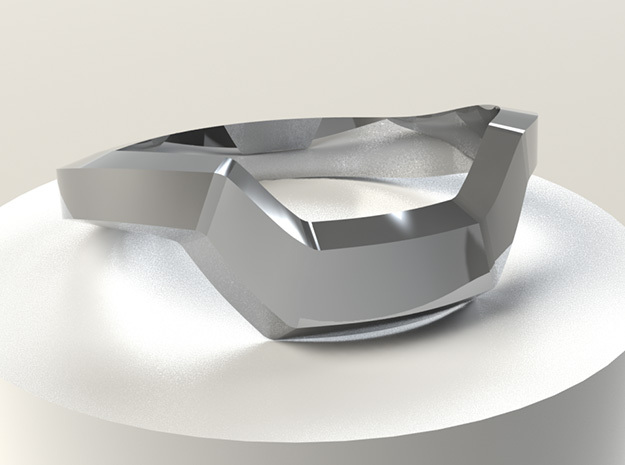 Mech Ring in Polished Silver: 5.5 / 50.25