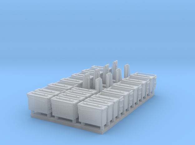 1/32 SPM-32-001  30.cal (7,62mm) ammoboxes. in Smoothest Fine Detail Plastic