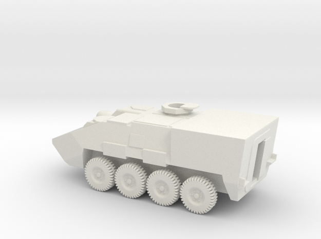 1/87 Scale Stryker NBCR in White Natural Versatile Plastic