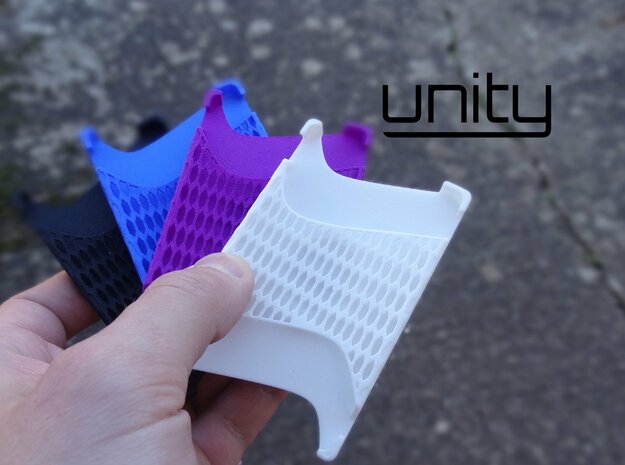 Unity Wallet and Stand in White Processed Versatile Plastic