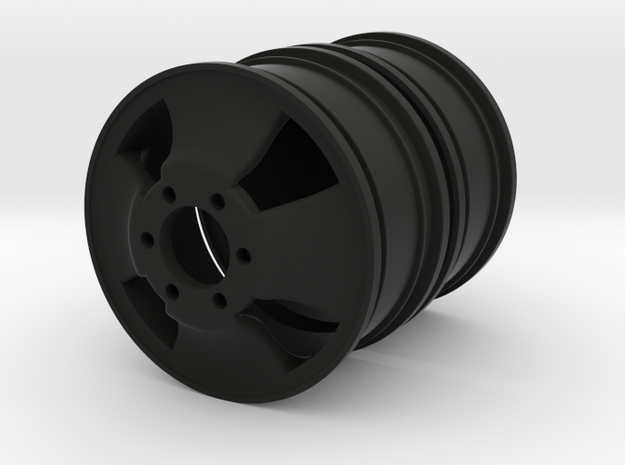 Iron Cross Rim 1.9 Dually Wheel Front L&R in Black Natural Versatile Plastic