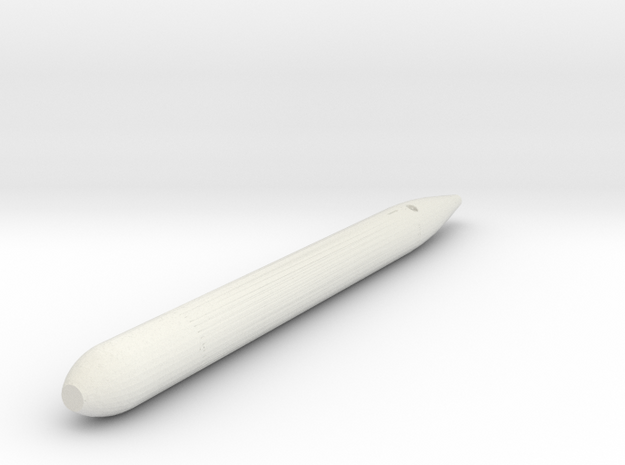 Torpedo 1/350 in White Natural Versatile Plastic