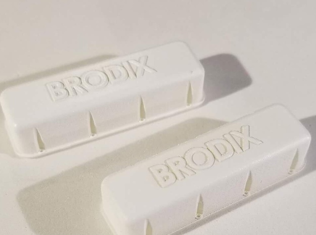 Brodix Big Block Valve Covers in Tan Fine Detail Plastic