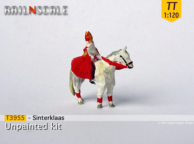 Sinterklaas (TT 1:120) in Tan Fine Detail Plastic