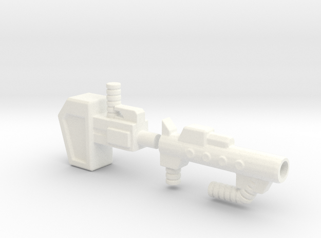 FoC OR Combiner Wars Ultra Magnus Gun OR Hammer in White Processed Versatile Plastic