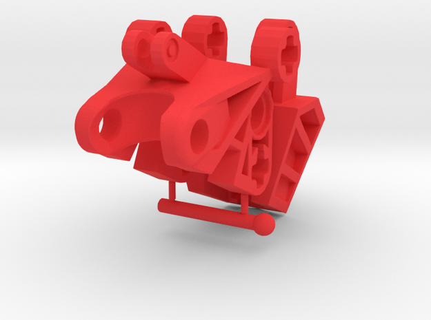 Articulated Mata Foot kit in Red Processed Versatile Plastic