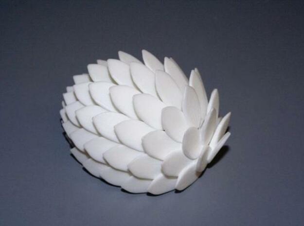 Wiwaxia v1 in White Processed Versatile Plastic