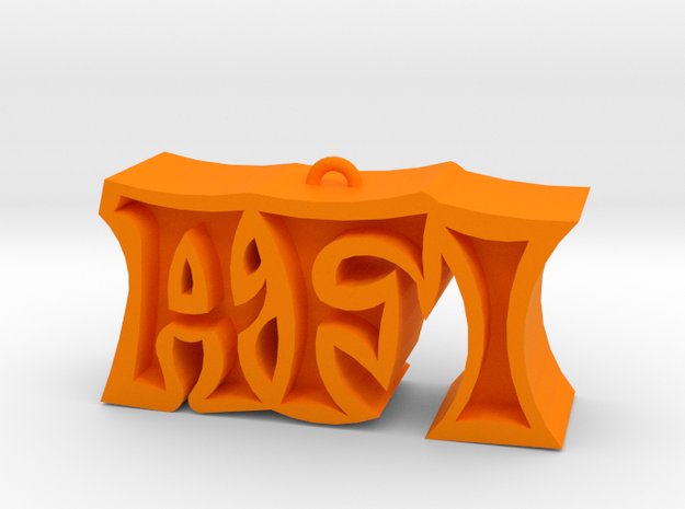 AFI (Art of Drowning) in Orange Processed Versatile Plastic