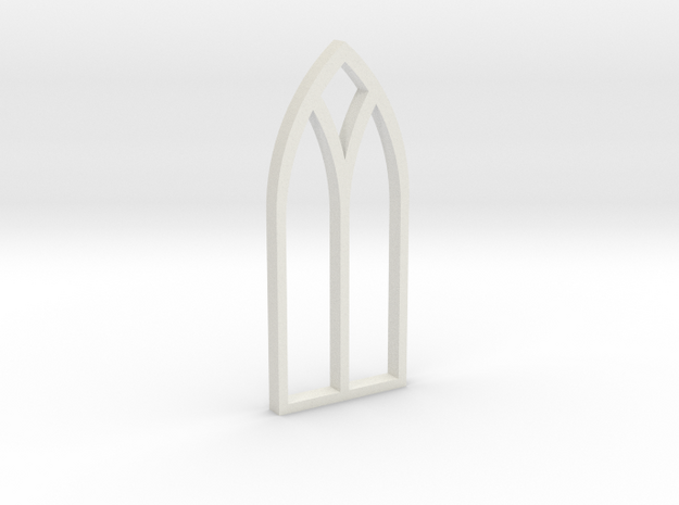 shkr012 - Teil 12 Seitenfenster gotisch in White Natural Versatile Plastic