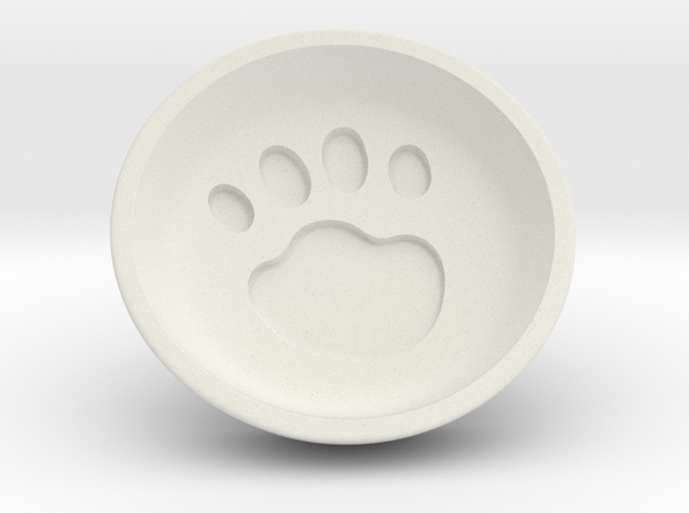 Cat soy sauce dish in White Natural Versatile Plastic: Small