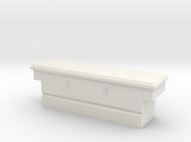 1/64 Cross bed tool box in White Natural Versatile Plastic
