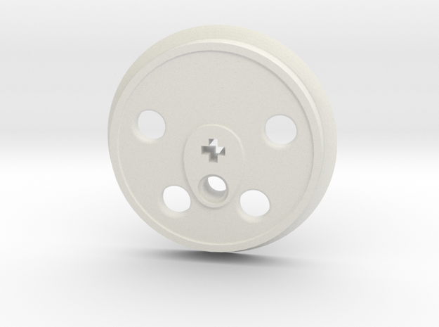 XXL Disc Driver - Large Counterweight in White Natural Versatile Plastic