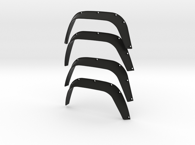 Wheel arch set Spectre 007 D110 Team Raffee in Black Natural Versatile Plastic