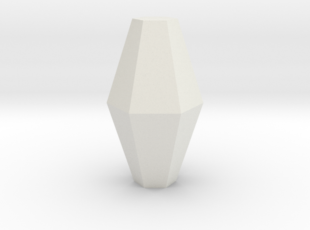 Corundum 3, 25 mm in White Natural Versatile Plastic
